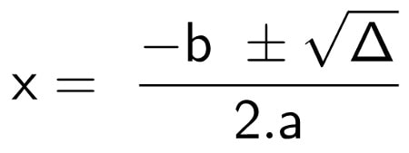Fórmula de Bhaskara